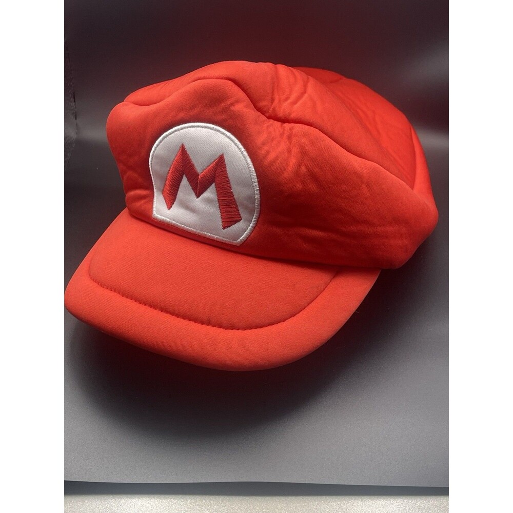 Nintendo Super Mario Red Foam Costume Hat Cap Adult One Size Cosplay